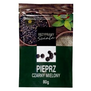 Перець чорний мелений 80 г Przyprawy Swiata