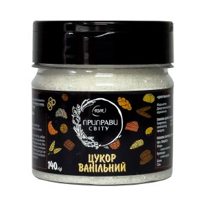 Цукор ванільний 140 г (банка) Приправи Світу